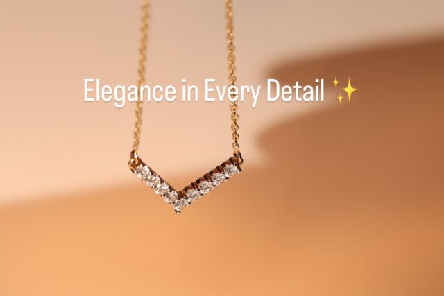 ✨ Grace in Every Sparkle ✨

Drape yourself in elegance with this stunning V-shaped diamond necklace set in luxurious gold. The perfect blend of modern sophistication and timeless beauty, this piece is made to shine with you. 💎✨

🔹 Classic. Radiant. Unforgettable.
📩 DM us for pricing & customization!
📍 Explore more at lagani.co.nz