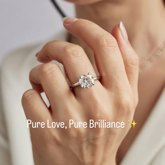 💍✨ A Love as Timeless as This Ring ✨💍

This 2-carat solitaire engagement ring in 14K white gold is the ultimate symbol of elegance and devotion. A classic design that speaks volumes—simple, sophisticated, and forever stunning. 💎❤️

🔹 Say “Yes” to Forever.
📩 DM us for details & customization!

#engagementring #solitairediamond #luxuryjewelry #diamondring #whitegold #proposalgoals #shinebright